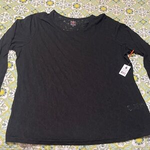 Koi Black Long Sleeve Tee